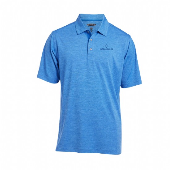 Pebble Beach Heather Stripe Polo