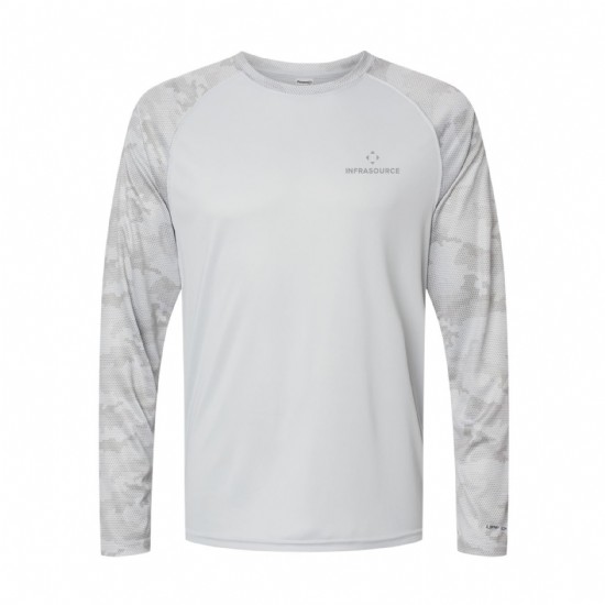 Cayman Performance Camo Colorblock Long Sleeve T-Shirt