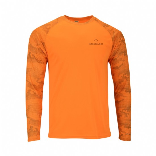 Cayman Performance Camo Colorblock Long Sleeve T-Shirt #3