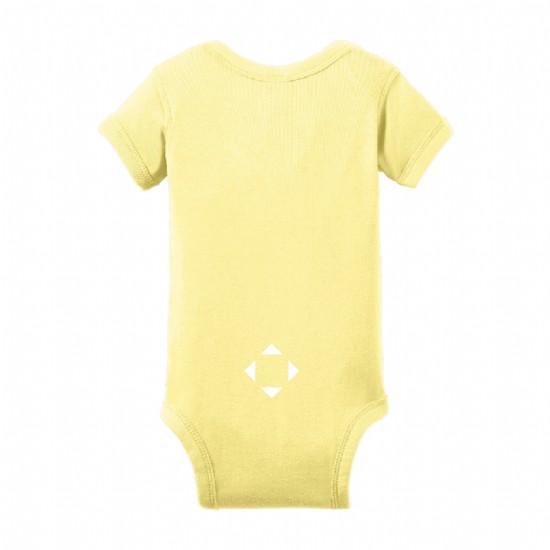 Rabbit Skins Infant Short Sleeve Baby Rib Bodysuit #6