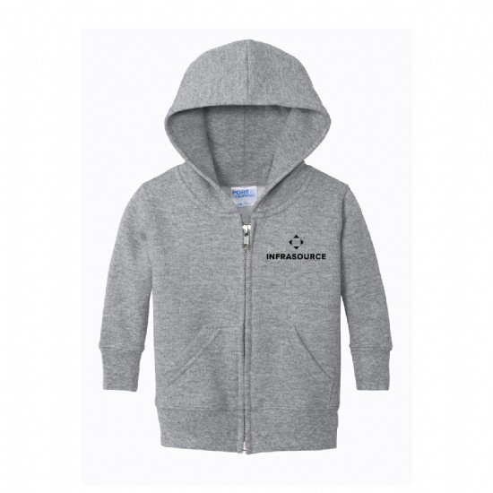 Port & Company Infant Core Fleece Full-Zip Hooded Sweatshirt