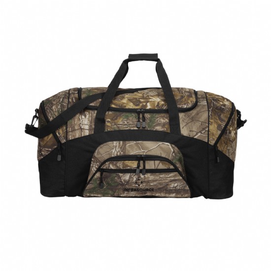 Camouflage Colorblock Sport Duffel