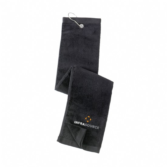 Grommeted Tri-Fold Golf Towel