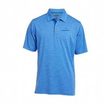 Pebble Beach Heather Stripe Polo