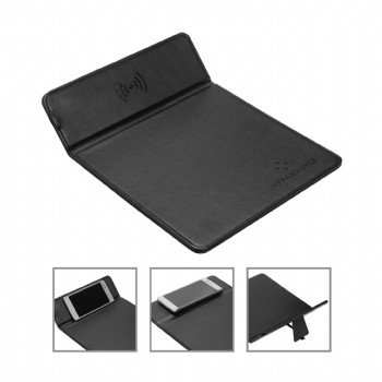 Wireless Charger Mouse Pad with Kickstand