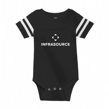 Rabbit Skins Infant Football Fine Jersey Bodysuit